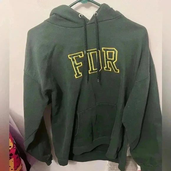 Green FDR hoodie UNISEX - Picture 5 of 7